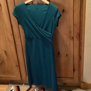 Horny Toad Teal organic cotton Midi Dress new without tag